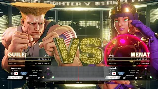 Daigo Umehara (Guile) vs -shinoD- (Menat)：ウメハラ（ガイル）vs -shinoD-（メナト）