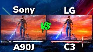 A battle between Sony A90J and LG C3 | Comparison