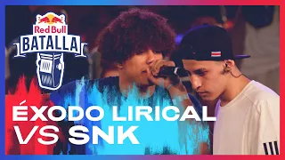 ÉXODO LIRICAL vs SNK - Octavos | Red Bull Batalla Centroamérica 2022