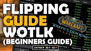 Beginners Flipping Guide WOTLK | Wrath of the Lich King Classic WoW Gold Making