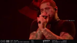 circles live (bud light seltzer sessions new year's eve 2021:post malone)