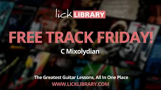 C Mixolydian Guitar Backing Track - Free Track Friday
