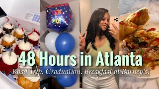 48 Hours in Atlanta | Road Trip, Breakfast at Barney's, Graduation Surprise