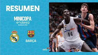 Real Madrid - Barça (84-74) RESUMEN | Minicopa Endesa Badalona 2023