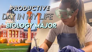 Biology Major🔬🥼 Day In My Life ✨Productive✨