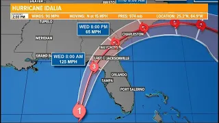DeSantis, Florida officials give 2 p.m. Hurricane Idalia update