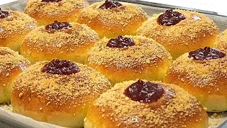 Приготовьте эти БУЛОЧКИ С ПОВИДЛОМ, сдобное тесто/Buns with jam and crumb