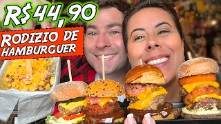 Viralizou Mais Burguinho. Rodízio de Hambúrguer por R$49,90.