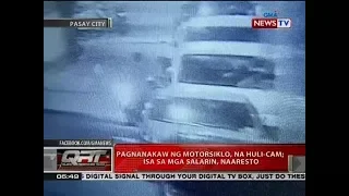 QRT: Pagnanakaw ng motorsiklo, na huli-cam; isa sa mga salarin, naaresto