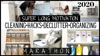 CLEAN WITH ME MARATHON 2020 | 2 + HOURS OF HOMEMAKING MOTIVATION | SUPER LONG CLEANING MOTIVATION