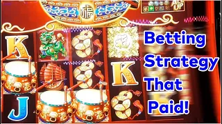 Dancing Drums Slot: This betting strategy paid me!! #casino #2023 #2022 #4k
