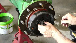 How to Replace Leaking Front Hub Seals in Your John Deere 4WD Tractor Part 3 Assembly Continued