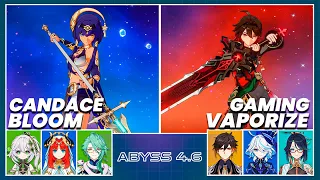 C5 Candace Bloom & C6 Gaming Vaporize - Spiral Abyss 4.6 | Floor 12 9 Stars - Genshin Impact