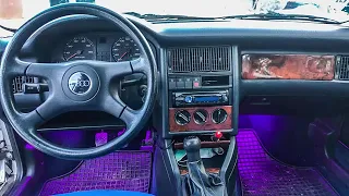 Audi 80 B4 1993 RGB led interior lighting