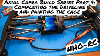 Axial Capra Build Series Part 4: Completing the Driveline and Painting the Cage