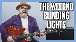 The Weeknd Blinding Lights Guitar Lesson + Tutorial