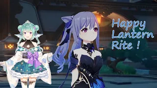 Finana Ryugu Reacting to Lantern Rite Cutscene | Genshin Impact