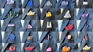 25 More Pocket Square Folds