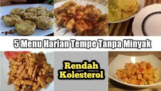 5 Menu Harian Tempe Tanpa Minyak  Rendah Kolesterol