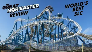 Great Nor'Easter Review, Morey's Piers Vekoma Inverted Coaster | World's Best SLC!