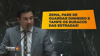 Zema, tape os buracos das estradas mineiras!