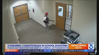 Surveillance video shows Nashville school shooter enter campus