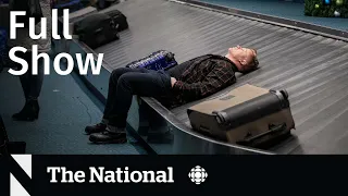 CBC News: The National | Holiday travel chaos, Zelenskyy in Washington, Trudeau year-ender