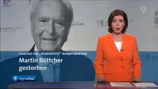 Zum Tod von Martin Böttcher (Winnetou) Tagesschau der ARD vom 22.04.2019