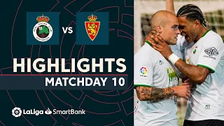 Highlights Real Racing Santander vs Real Zaragoza (1-0)