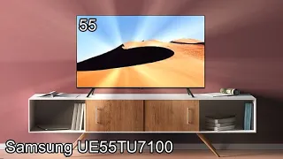 Обзор телевизора Samsung UE55TU7100 / 55TU7102 / 55TU7172 сравнение с LG 55UM7100