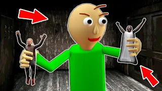 Big Baldi vs Tiny Granny vs Tiny Grandpa - funny horror animation parody (p.121)