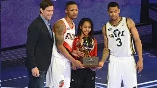 Damian Lillard and Trey Burke: Skills Challenge Champions