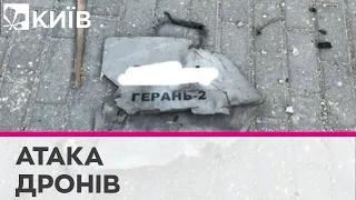 Київ атакували іранські дрони: знімальна група зафіксувала приліт у Шевченківському районі