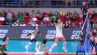 DLSU-NU set 1 finish | UAAP Season 85 Women's Volleyball