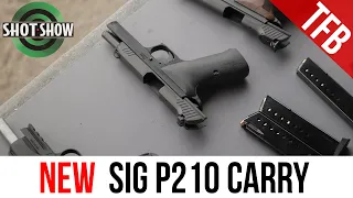 NEW SIG P210 Carry: An Accurate, High End Carry Gun [SHOT Show 2020]