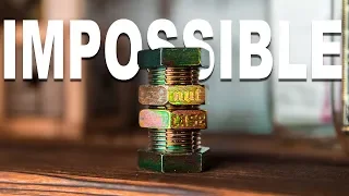 Solving The IMPOSSIBLE Nut & Bolt Puzzle!!