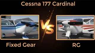 Cessna 177 Cardinal fixed vs retractable gear | Performance and flight comparison