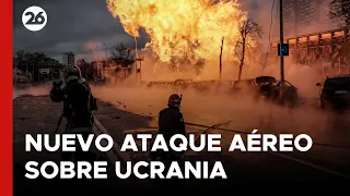 Rusia lanza un nuevo ataque aéreo en Ucrania