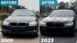 India' first 2009 BMW 5 series modified to 2023 Bmw 5 series | By 999 automotive | wheelshub