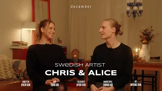 Behind the canvas | A Couple Living Together and Painting in Sweden : Alice and Chris