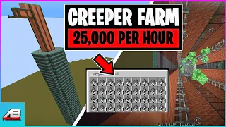 Minecraft Creeper Farm 1.19, 1.20+ Tutorial 25K Gunpowder Per Hour No Spawn Proofing or Redstone