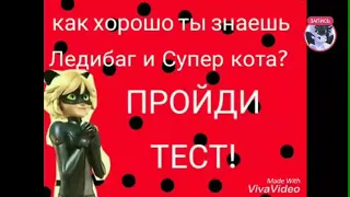 Тест леди баг и супер кот