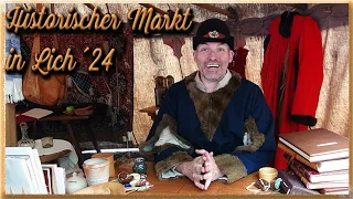 Historischer Markt Lich ´24 -  spätmittelalterliche Geschichtsvermittlung u.a. mit Geschichtsfenster