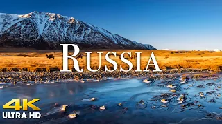 FLYING OVER RUSSIA (4K UHD) - Relaxing Music Along With Beautiful Nature Videos - 4K Video Ultra HD