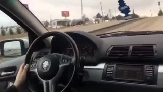 BMW X5 HIGHWAY BURNOUT