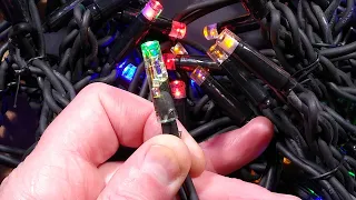 The construction and wiring of professional LED strings.