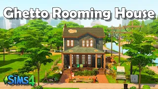 Sims 4 For Rent Speed Build No cc | Ghetto Rooming House | Building Da Ghetto