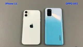iPhone 11 vs OPPO A92 Speed Test, Camera Test, Display Test