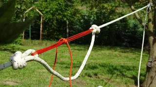 Rope Tensioning System - How to Use a "Cow Hitch" Tension Locking Knot to Tension the Rope – CBYS