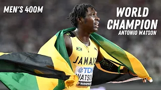 Historic Gold For Jamaica 🇯🇲 | Men’s 400m Final | Antonio Watson Masterpiece